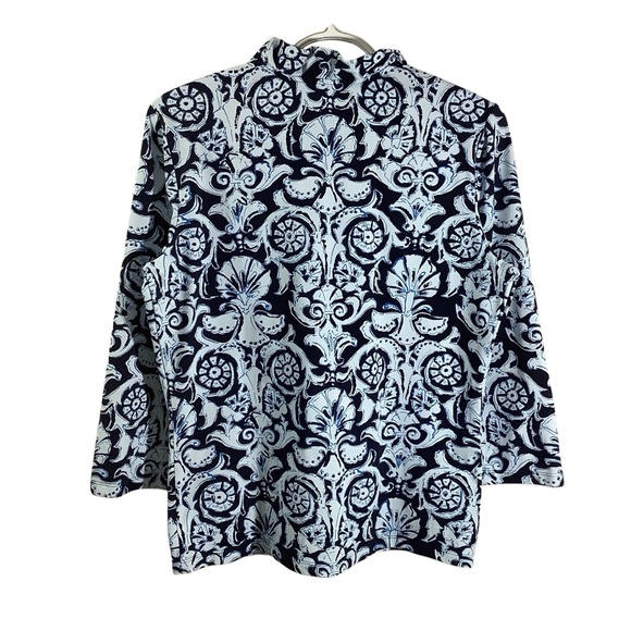 J. McLaughlin Floral Ruffled Blouse - Picture 6 of 10